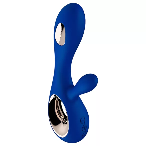 LELO Soraya Wave - vibrator s klitoralnim nastavkom in gibljivo glavico - moder