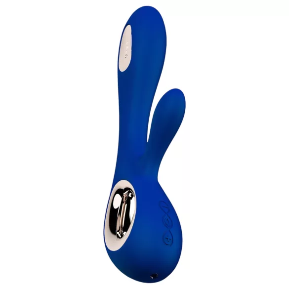 LELO Soraya Wave - vibrator s klitoralnim nastavkom in gibljivo glavico - moder