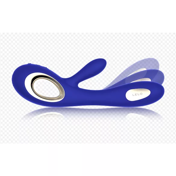 LELO Soraya Wave - vibrator s klitoralnim nastavkom in gibljivo glavico - moder