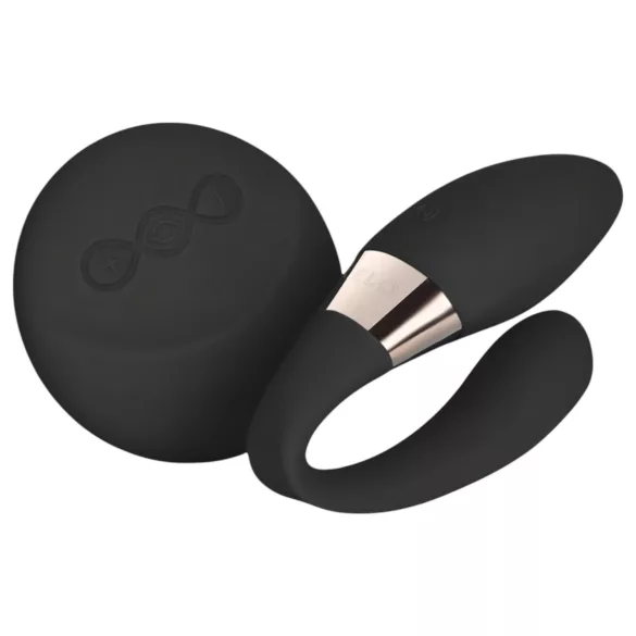 LELO Tiani Duo - vibrator za pare - silikon - črna