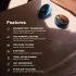 LELO Tiani Duo - silikonski parni vibrator (moder)