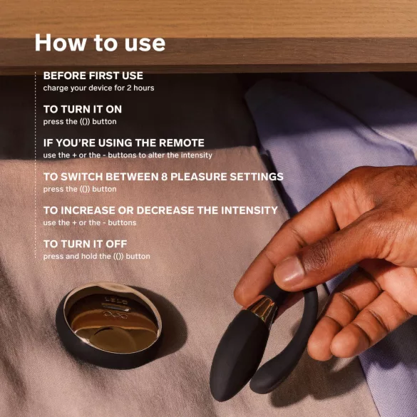 LELO Tiani Duo - vibrator za pare - silikon - modra