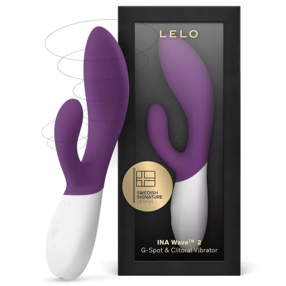 LELO Ina Wave 2 - vibrator za točko G - vodoodporen, polnilni - vijoličen
