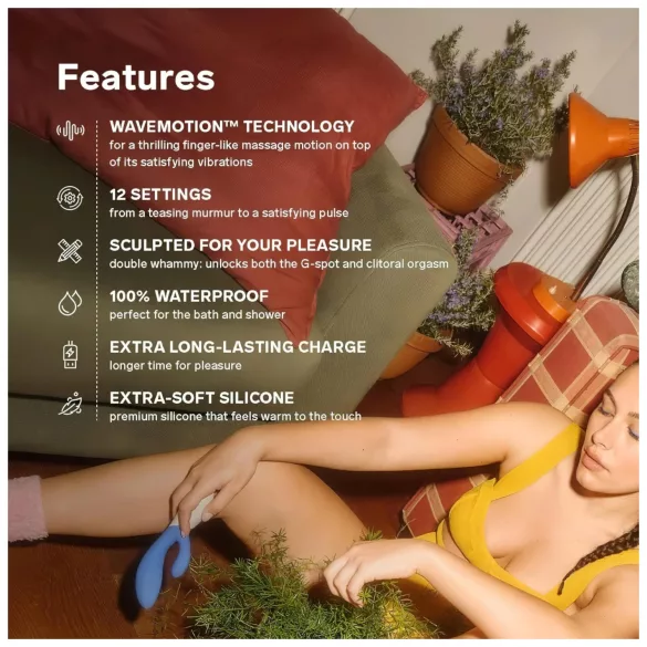 LELO Ina Wave 2 - vibrator za točko G - vodoodporen, polnilni - vijoličen