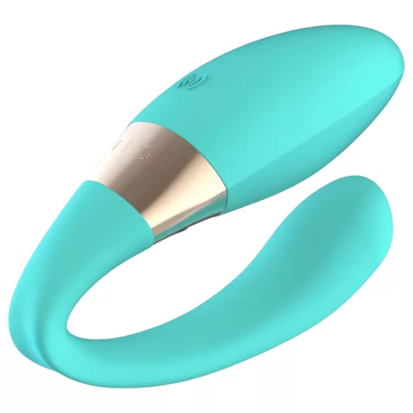 LELO - vibrator za pare - daljinsko upravljanje, polnilni - turkizna