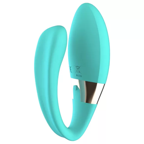 LELO - vibrator za pare - daljinsko upravljanje, polnilni - turkizna