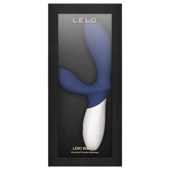 LELO Loki Wave 2 - vibrátor za prostato - polnilni, vodoodporen - modra