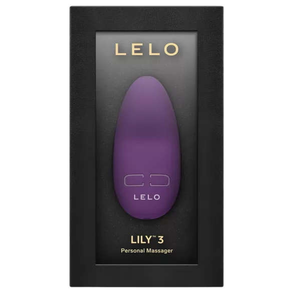 LELO Lily 3 - vibrator za klitoris - polnilen, vodoodporen - temno vijoličen