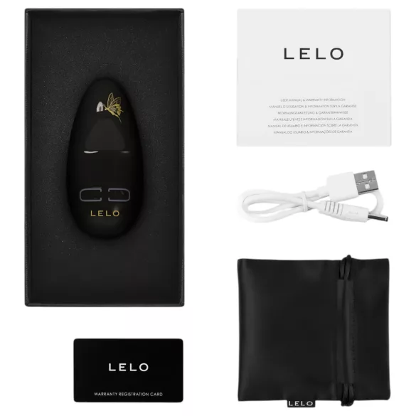 LELO Nea 3 - polnilni vibrator za klitoris - vodoodporen - črn