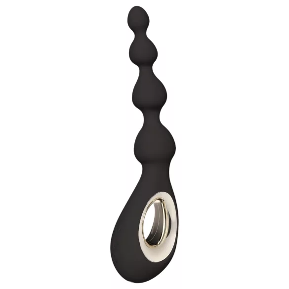LELO - analni vibrator - polnjenje, vodoodporen - črna