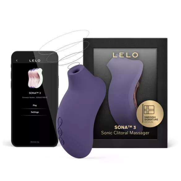 LELO - stimulator klitorisa z zvočnimi valovi - vijoličen