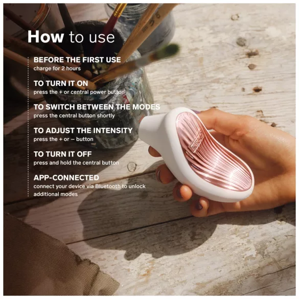 LELO - stimulator klitorisa z zvočnimi valovi - vijoličen