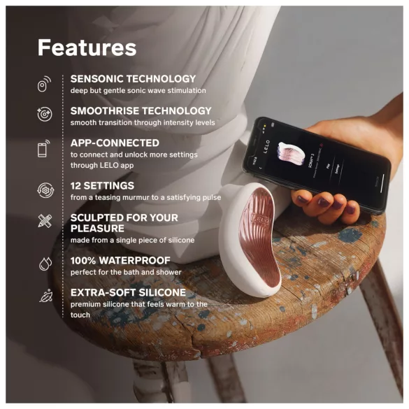 LELO Sona 3 - stimulator klitorisa z valovi - vijolična