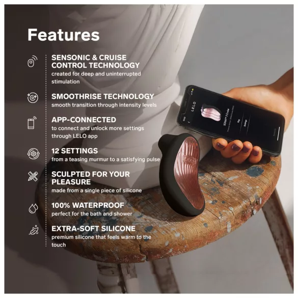 LELO Sona 3 Cruise - stimulator za klitoris z valovi - vijolična