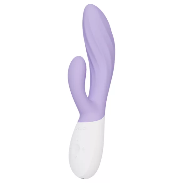 LELO INA Twist - vibrator za točko G z ročico za stimulacijo klitorisa, upravljan prek aplikacije (vijoličen)
