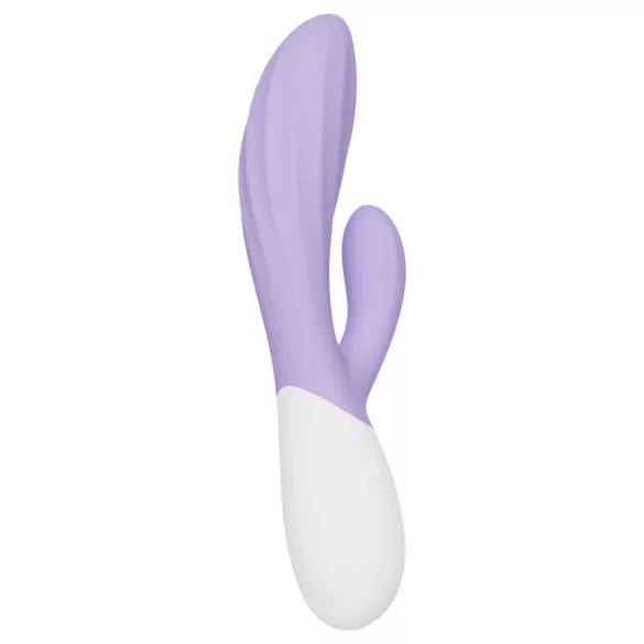 LELO INA Twist - vibrator za točko G z ročico za stimulacijo klitorisa, upravljan prek aplikacije (vijoličen)