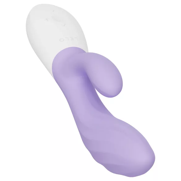 LELO INA Twist - vibrator za točko G z ročico za stimulacijo klitorisa, upravljan prek aplikacije (vijoličen)