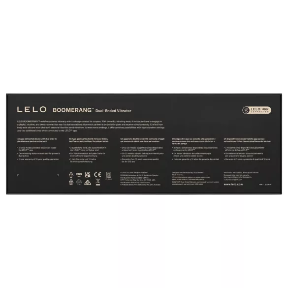 LELO Boomerang - dvojni vibrator (vijoličen)
