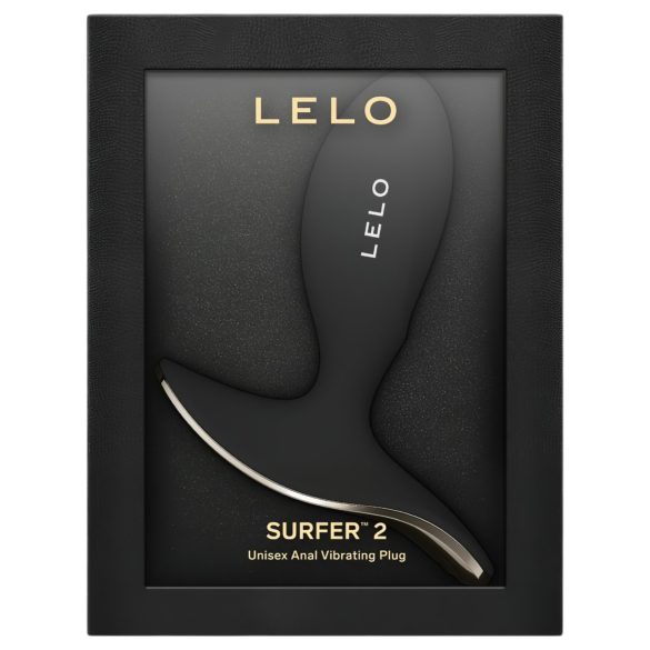 LELO Surfer - pametni vibracijski analni čep (črn)