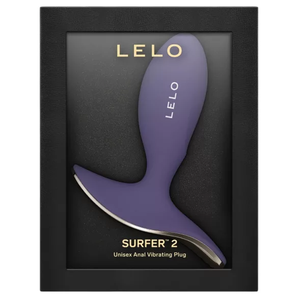 LELO Surfer - Aplikacijsko voden analni vibrator (vijoličen)