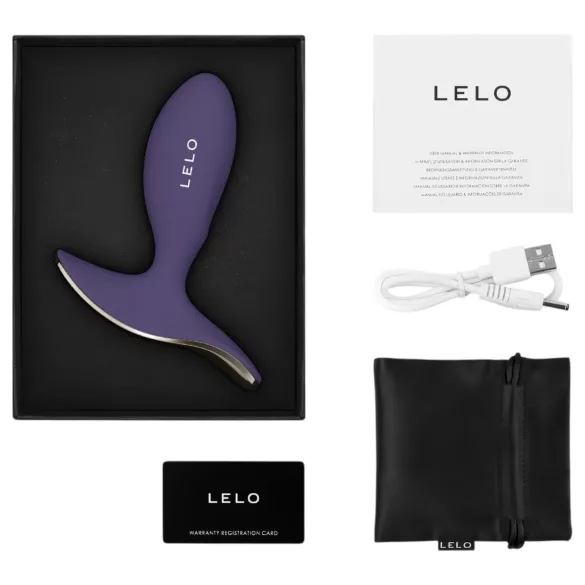 LELO Surfer - Aplikacijsko voden analni vibrator (vijoličen)