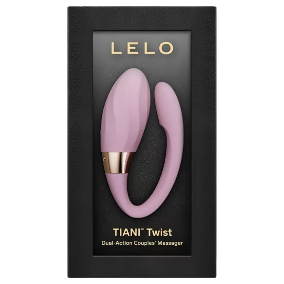 LELO Tiani Twist - aplikacijsko voden vibrator za pare (roza)