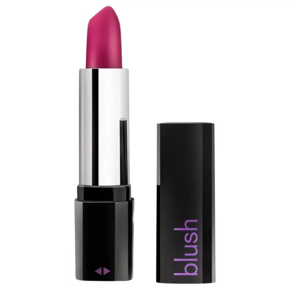 Blush - vibrator v obliki šminke - vodoodporen - črna-roza