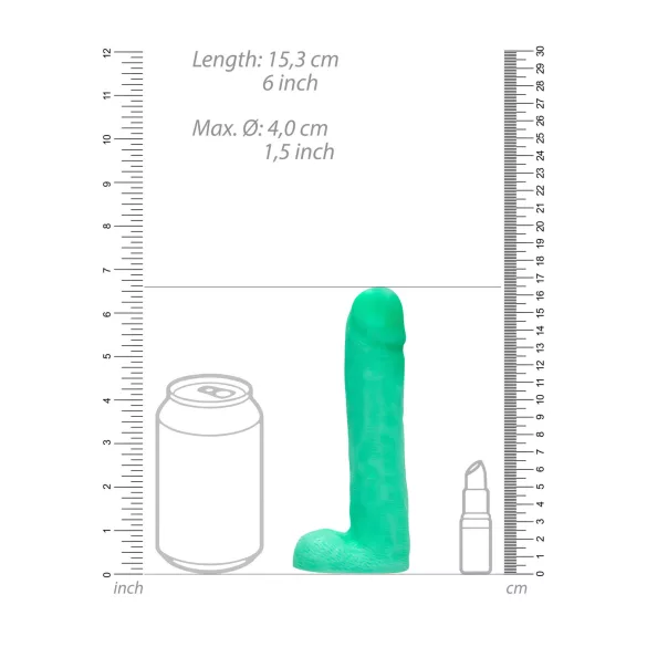S-Line - Dicky - svetleči milni penis z modoma (265 g)