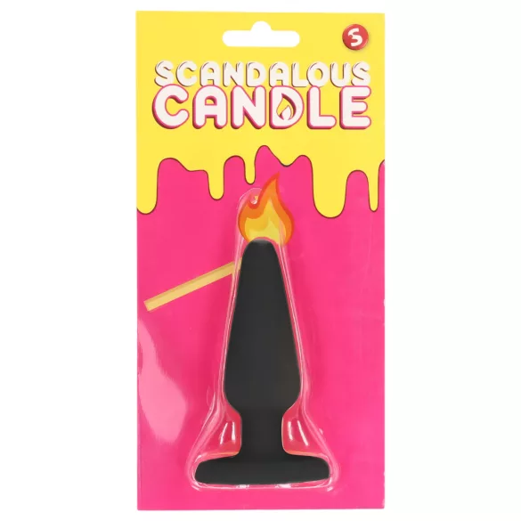 Scandalous - erotična masažna sveča - črna - 50g