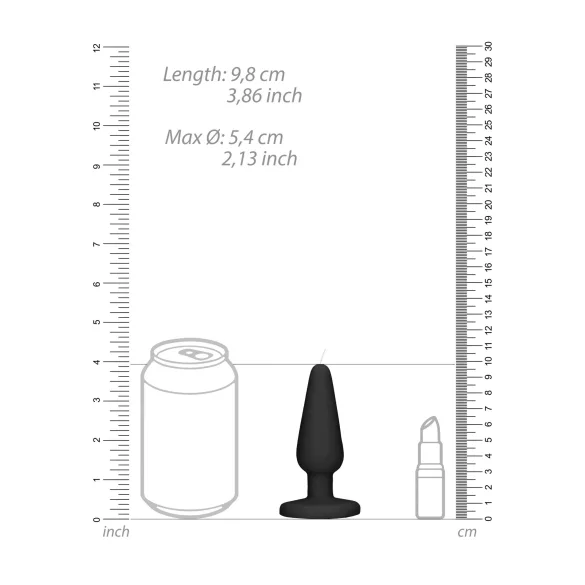 Scandalous - erotična masažna sveča - črna - 50g