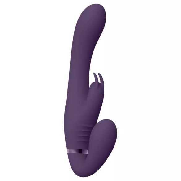 Vive Suki - strap-on vibrator brez pasu - vijoličen