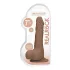 RealRock - dildo z modom - realističen, z modo - 17 cm - temno naravna barva