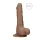 RealRock - dildo z modom - realističen videz - temno natur, 25 cm
