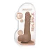 RealRock - dildo z modom - realističen videz - temno natur, 25 cm