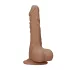 RealRock - dildo z modom - realističen videz - temno natur, 25 cm