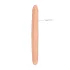 RealRock - dvojni dildo - 36 cm - naravna barva