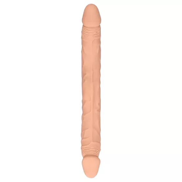 RealRock - dvojni dildo - 36 cm - naravna barva