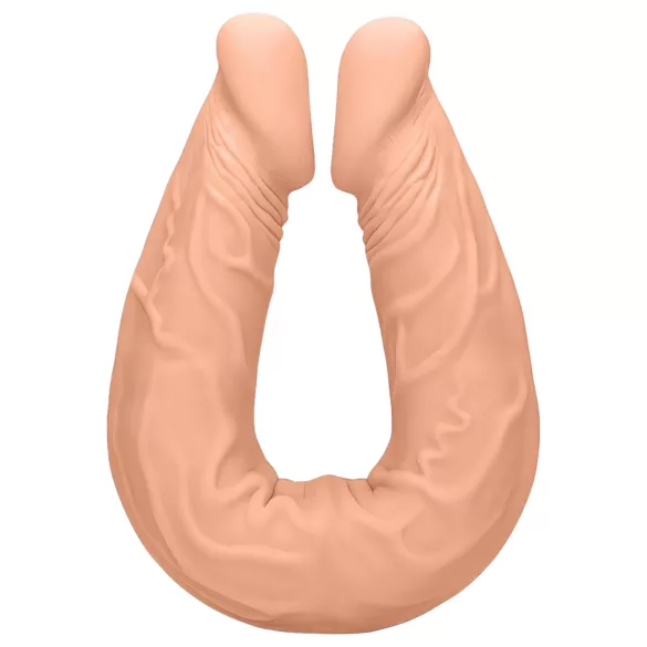 RealRock - dvojni dildo - 36 cm - naravna barva