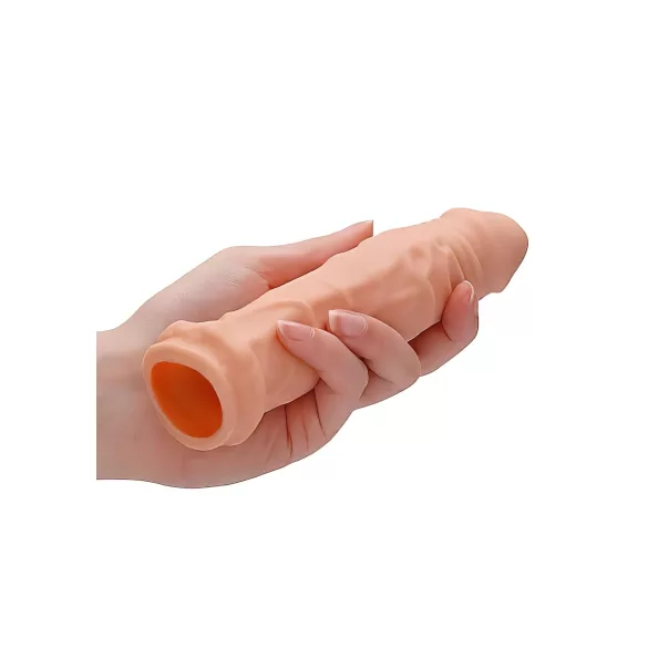 RealRock - podaljšek za penis - 17 cm - naravna barva