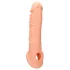 RealRock - penis rokav - 21 cm - naravno