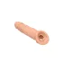 RealRock - penis rokav - 21 cm - naravno