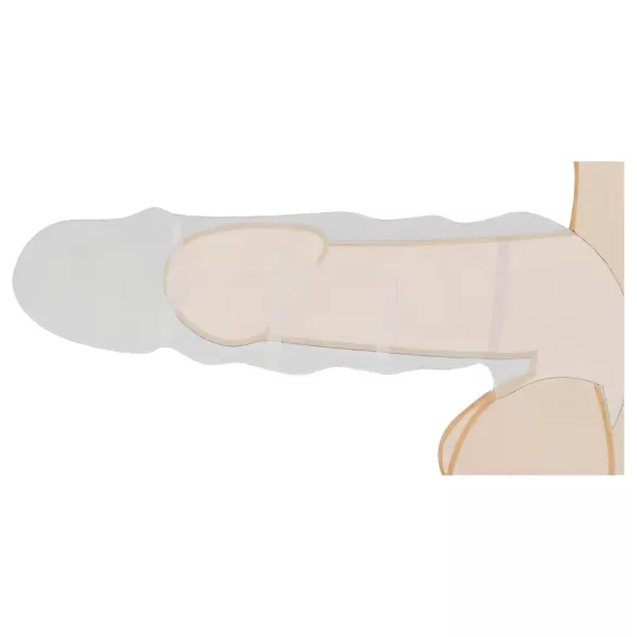 RealRock - penis rokav - 21 cm - naravno