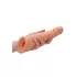 RealRock - penis rokav - 21 cm - naravno