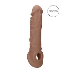 RealRock - podaljšek za penis - 21 cm - temno naravno