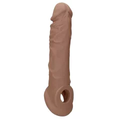 RealRock - podaljšek za penis - 21 cm - temno naravno