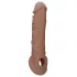 RealRock - podaljšek za penis - 21 cm - temno naravno