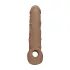 RealRock - podaljšek za penis - 21 cm - temno naravno
