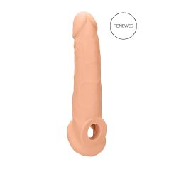 RealRock - podaljšek za penis - 21,5 cm - naravna barva