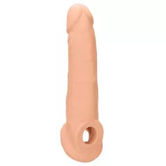 RealRock - podaljšek za penis - 21,5 cm - naravna barva