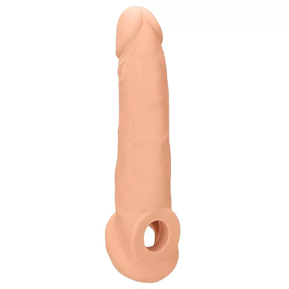 RealRock - podaljšek za penis - 21,5 cm - naravna barva